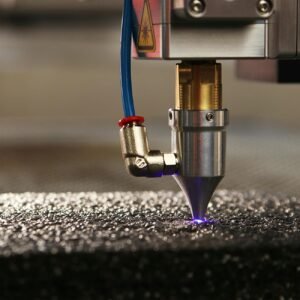 close up shot of a cnc laser